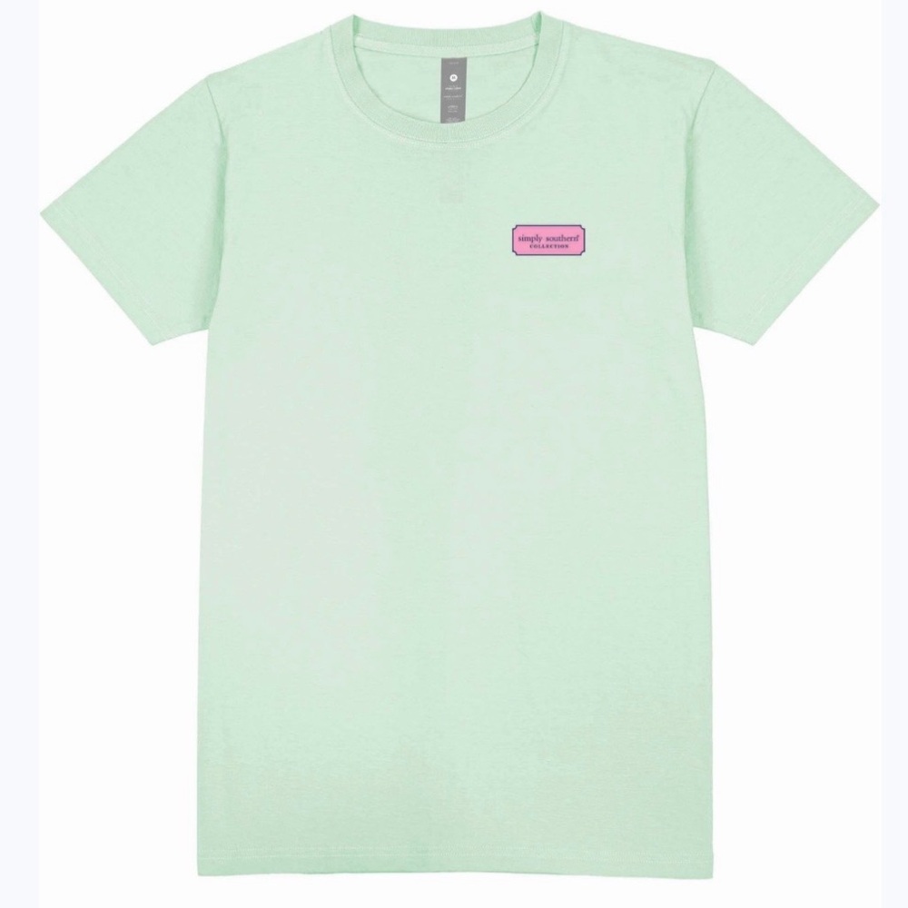 Simply Southern Sandy Paws Salty Kisses Tee Women’s XXL Dog Float Mint T-shirt - Picture 3 of 5